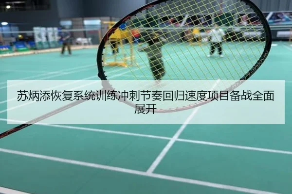 苏炳添恢复系统训练冲刺节奏回归速度项目备战全面展开
